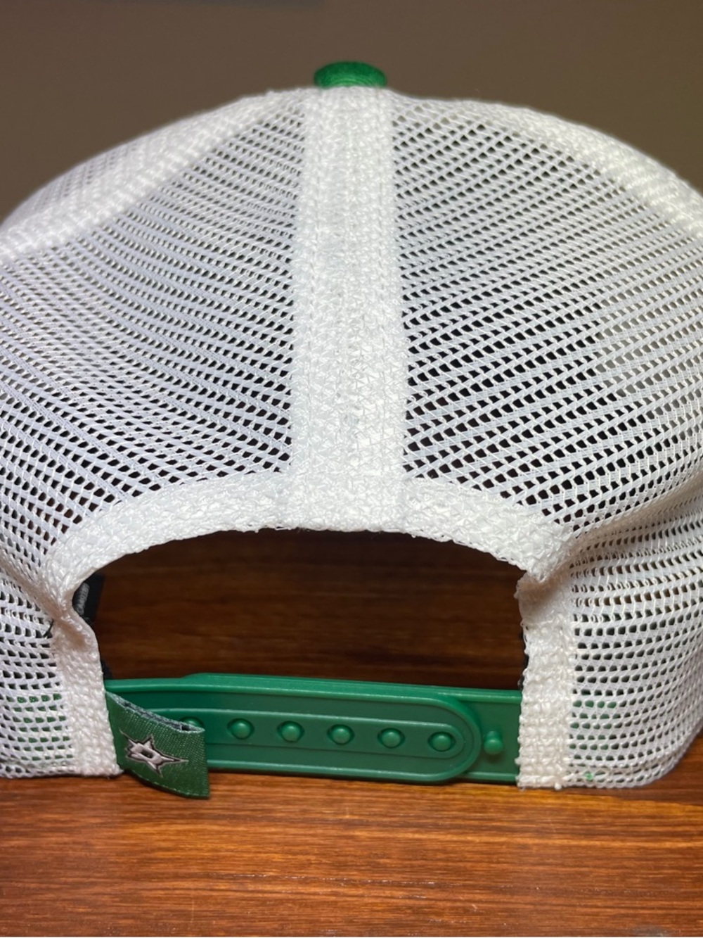 New Era Dallas Stars Snapback Hat 9Seventy Stretch-Snap Cap OSFM White Green NEW - Picture 5 of 7